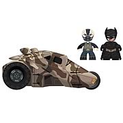 Batman DKR Mini Mez-Itz Bane and Batman with Tumbler Vehicle